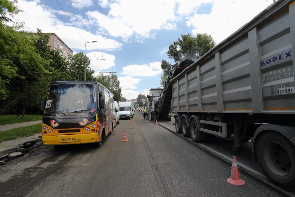 дорога ремонт Тернопіль