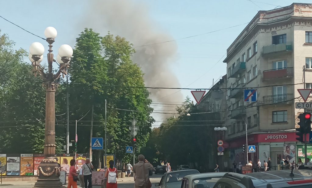 новини Тернополя, пожежа, бар Коловорот