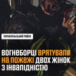 На Теребовлянщині під час гасіння пожежі врятували двох жінок