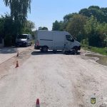 На Збаражчині водій мікроавтобуса збив мотоцикліста