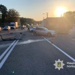 Поблизу Тернополя зіткнулися MERCEDES та INFINITI