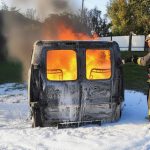 У Заліщицькій громаді згорів легковий автомобіль (ФОТО)