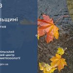 Невеликі дощі: прогноз погоди у Тернополі на 10 жовтня