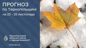 погода листопад