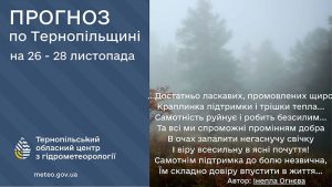 погода листопад