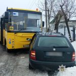 У Вишнівецькій громаді шкільний автобус потрапив у ДТП