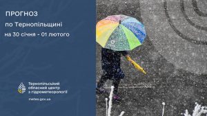 До 3° морозу: прогноз погоди у Тернополі на 30 січня