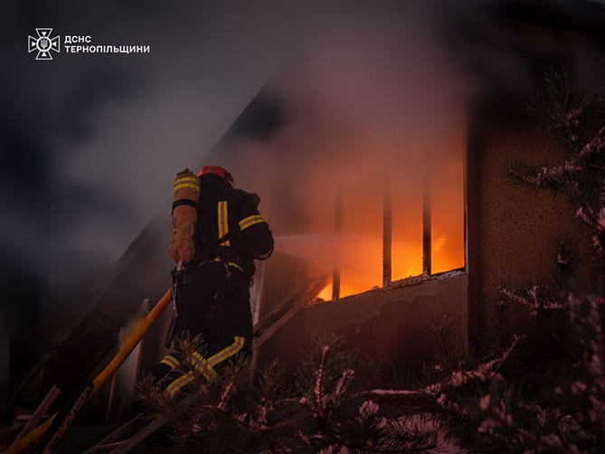 На Бережанщині під час пожежі травмувалася 72-річна жінка