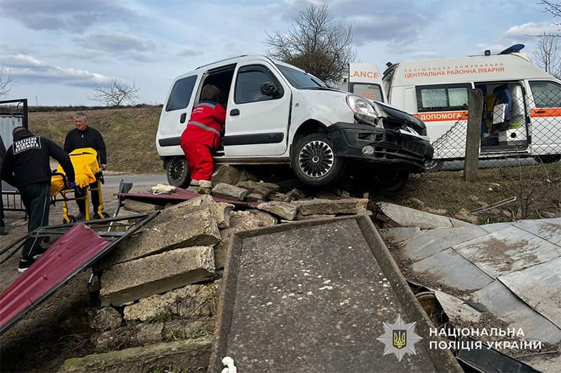 В аварії на Бучаччині травмувалися четверо осіб