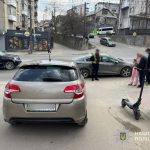 У Тернополі водійка “Сітроену” збила двох підлітків на самокаті