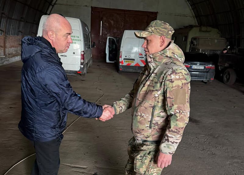 Сергій Надал на фронті