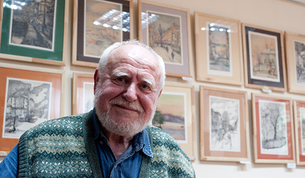 На 90-му році життя помер тернопільський художник Євген Удін