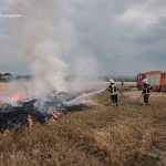 На Теребовлянщині внаслідок удару блискавки загорілося поле зернових