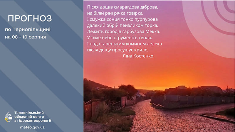 погода серпень