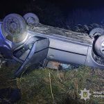 У Байковецькій громаді перекинувся автомобіль. Є травмовані